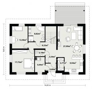 Abra 4 - Rzut parteru