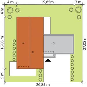 Alani 2 - Usytuowanie