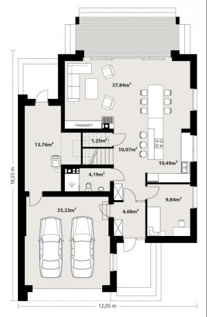 Alwin 4 - Rzut parteru