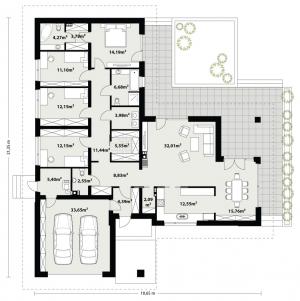 Arteo 3 - Rzut parteru