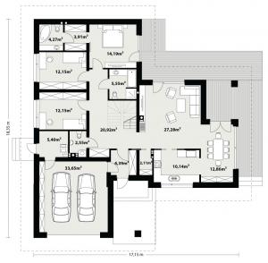 Arteo 4 - Rzut parteru