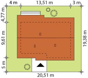 Bilbo drewniany - Usytuowanie