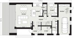 Bono 4 B - Rzut parteru