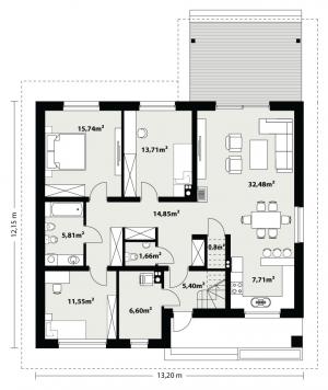 Celio - Rzut parteru