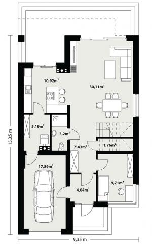 Dana 2 - Rzut parteru