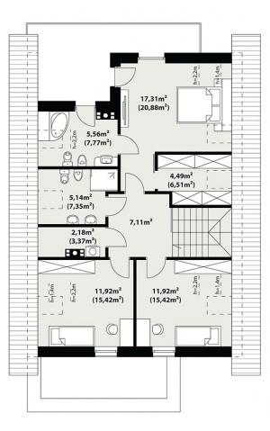 Dana 2 - Rzut piętra