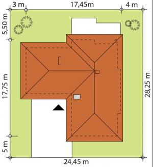 Driada 3 - Usytuowanie