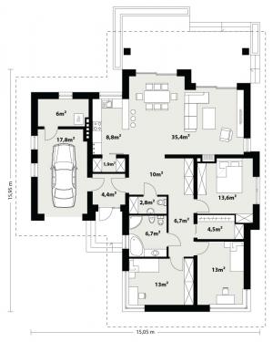 Driada - Rzut parteru