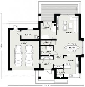 Enes 2 - Rzut parteru