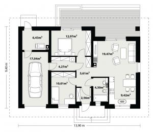 Galia - Rzut parteru