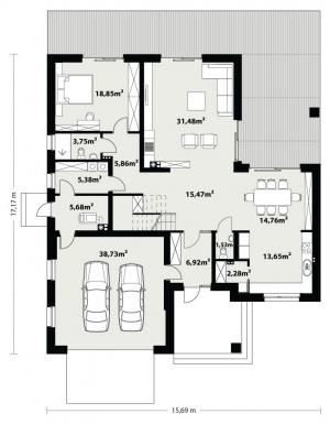 Goran 3 - Rzut parteru