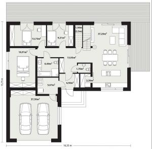 Hana 2 - Rzut parteru