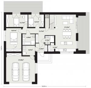 Hana 4 - Rzut parteru