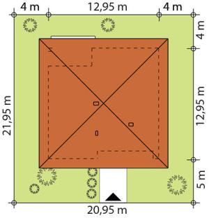 Irysek 4 - Usytuowanie