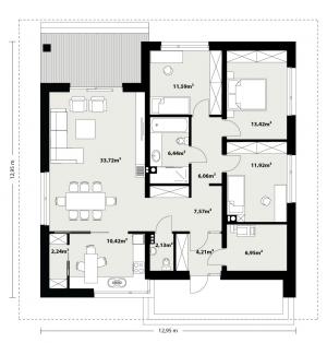 Irysek 4 - Rzut parteru