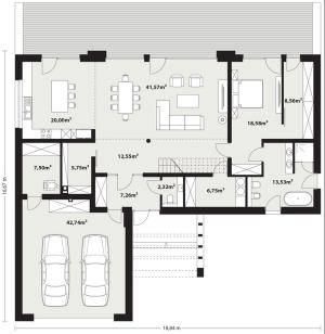 Kampinos - Rzut parteru