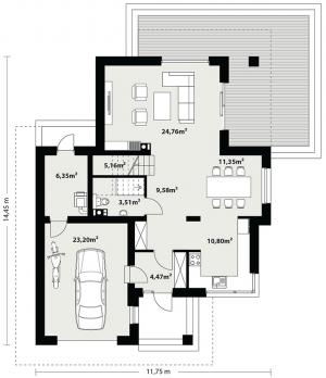 Karat 3 - Rzut parteru