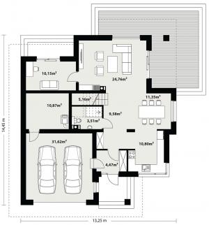 Karat 5 - Rzut parteru