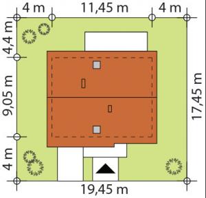 Karmel 3 - Usytuowanie