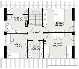 Karmel 3 - Rzut piętra