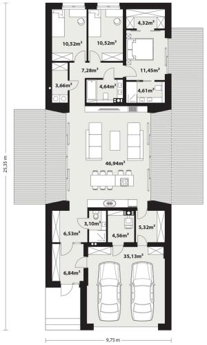 Leon 2 - Rzut parteru