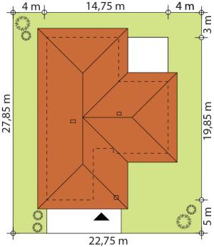 Nika 4 - Usytuowanie