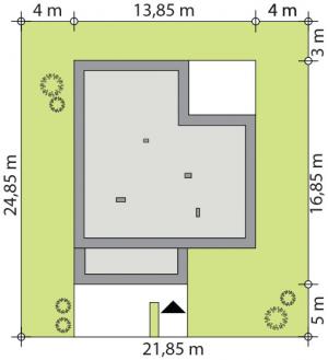 Nila 2 - Usytuowanie