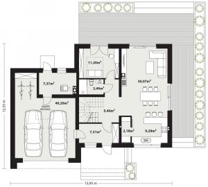 Nowik 3 - Rzut parteru