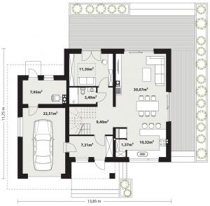 Terra - Rzut parteru