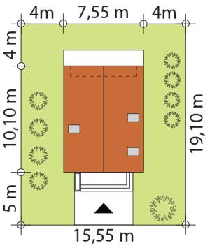 Zuza 2 - Usytuowanie