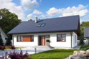 Projekt domu Abra 4 | Nowoczesny z poddaszem użytkowym