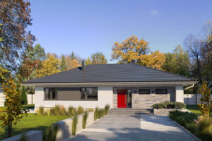 Projekt domu Otis 3 – Nowoczesny dom parterowy