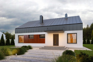 Projekt domu Fina – Nowoczesna stodoła parterowa