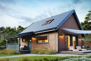 Projekt domu Erna – Nowoczesny dom 70m2 na zgłoszenie