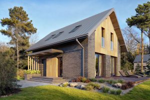 Projekt domu Helen 2 drewniana | Nowoczesny dom na zgłoszenie