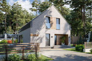 Projekt domu Leto - nowoczesny dom z poddaszem użytkowym