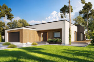 Projekt domu Astina 2 – nowoczesna willa parterowa z płaskim dachem
